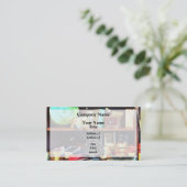 Nähbedarf im Allgemeinen Store Visitenkarte (Stehend Vorderseite)