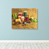 Nähbedarf Leinwanddruck (Insitu (Holzboden))