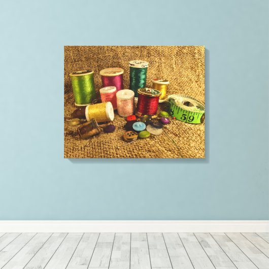 Nähbedarf Leinwanddruck (Insitu (Holzboden))