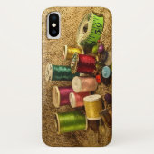 Nähbedarf Seamstress Kit iPhone X Gehäuse Case-Mate iPhone Hülle (Rückseite)