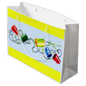 Nähbegriff Große Geschenktüte (Rückseite Schrägansicht)