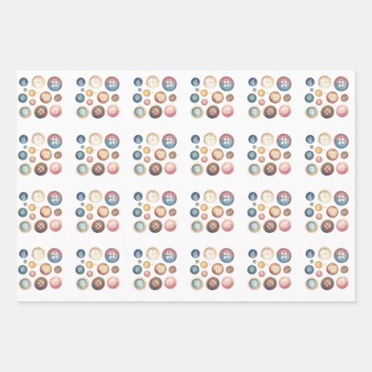 Nähbegriffe Geschenkpapier Set (Vorderseite 3)