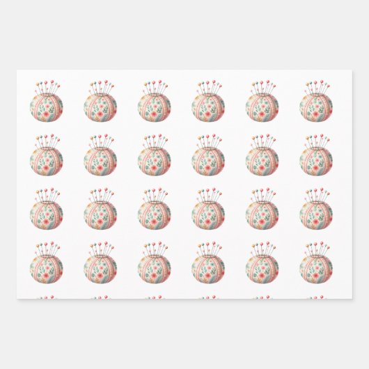 Nähbegriffe Geschenkpapier Set (Vorderseite 2)