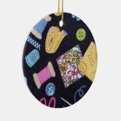 Nähbegriffe Keramik Ornament (Rechts)