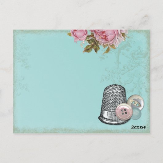 Nähbegriffe Postkarte (Rückseite)