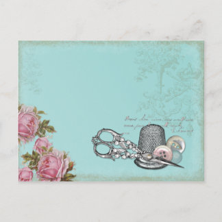 Nähbegriffe Postkarte