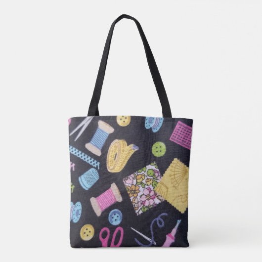 Nähbegriffe Tote Tasche (Rückseite)