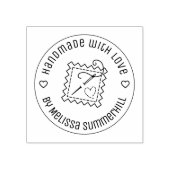 Nähboote handgefertigt mit Liebe 2 Gummistempel (Prägung)
