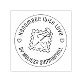 Nähboote handgefertigt mit Liebe Permastempel (Design)