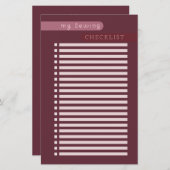 Nähcheckliste (Vorne/Hinten)