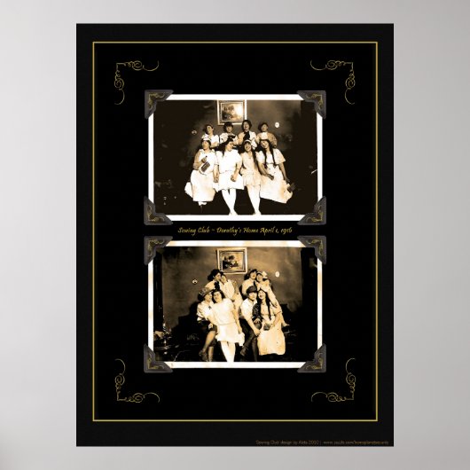 Nähclub ~ 1916 poster (Vorne)