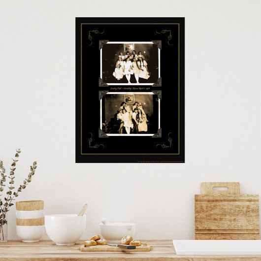 Nähclub ~ 1916 poster (Küche)