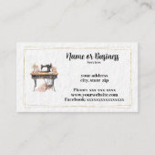 Nähdienstleistungen Visitenkarte (Vorderseite)