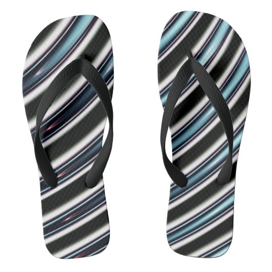 Nahe, abgerundete Linien eines Fraktals Badesandalen (Fußbett)