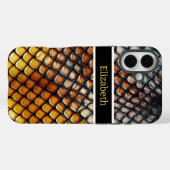 Nahe Ansammlung giftiger Schlangenmuster Case-Mate iPhone Hülle (Rückseite (Horizontal))