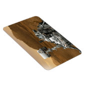 Nahe Aufführung der Mars Neugier Rover Magnet (Rechte Seite)