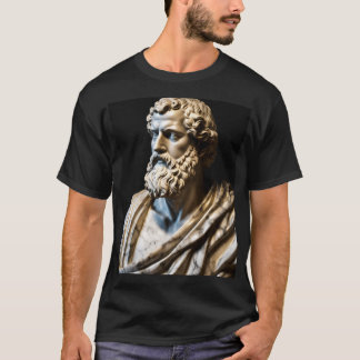Nahe Aufnahme der römischen Statue des T - Shirt A