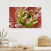 Nahe Aufnahme einer Blume 2 Poster (Küche)