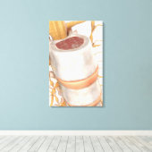 Nahe Aufnahme einer wirbellosen Scheibe in der Wir Leinwanddruck (Insitu (Holzboden))