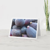 Nahe Aufnahme von Fig Fruit Karte (Vorderseite)
