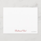 Nahe Aufnahmen von Violett und Weißem Orchid Postkarte (Rückseite)