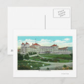 Nahe Außenansicht des Hotels Washington Postkarte (Vorne/Hinten)