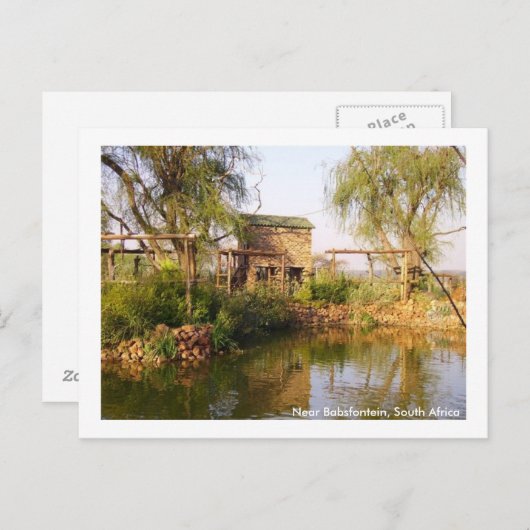 Nahe Babsfontein Südafrika Postkarte (Vorne/Hinten)