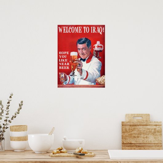 Nahe Bär Poster (Küche)