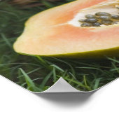 Nahe Behandlung mit Papaya-Massagen Poster (Ecke)
