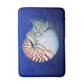 Nahe Bildung von Chambered Nautilus Badematte (Vorderseite Vertikal)