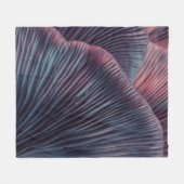 Nahe bis schöne Pilze mit Farblicht in  Fleecedecke (Vorderseite (Horizontal))
