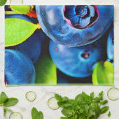 Nahe Blaubeeren Geschirrtuch (Gefaltet)