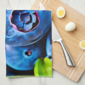 Nahe Blaubeeren Geschirrtuch (Viertel Falte)