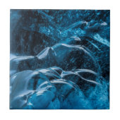 Nahe blaue Eiswände Fliese (Vorderseite)