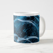 Nahe blaue Eiswände Jumbo-Tasse (Vorderseite Rechts)