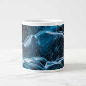 Nahe blaue Eiswände Jumbo-Tasse (Vorderseite)