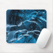 Nahe blaue Eiswände Mousepad (Mit Mouse)