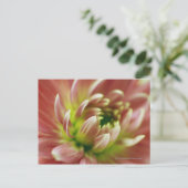 Nahe Blume Postkarte (Stehend Vorderseite)