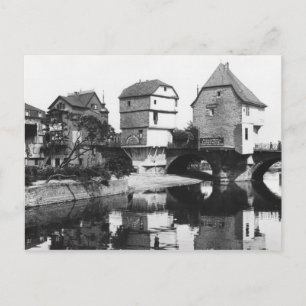 Nahe Bridge, Bad Kreuznach, c.1910 Postkarte