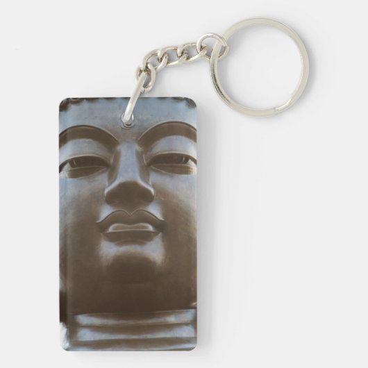Nahe Buddha-Statue Schlüsselanhänger (Rückseite)