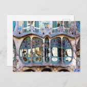 Nahe Casa Batlló, Barcelona, Spanien Postkarte (Vorne/Hinten)