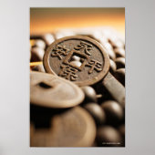 Nahe chinesische Münze Poster (Vorne)