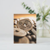 Nahe chinesische Münze Postkarte (Stehend Vorderseite)