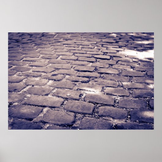 Nahe Cobblestone Street Poster (Vorne)