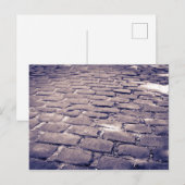 Nahe Cobblestone Street Postkarte (Vorne/Hinten)
