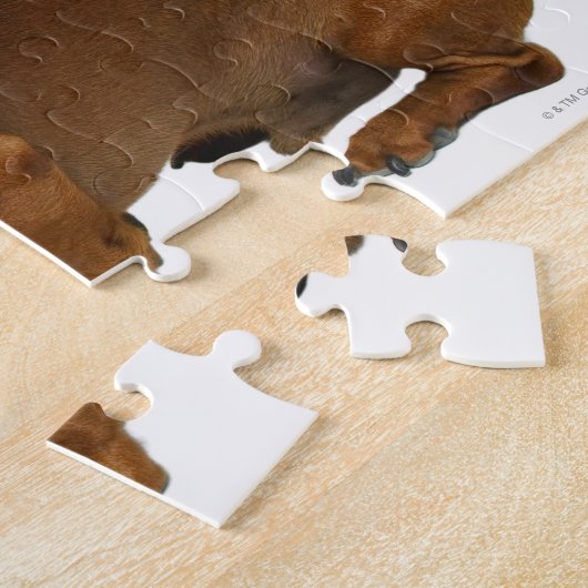 Nahe Dackel Puzzle (Seite)