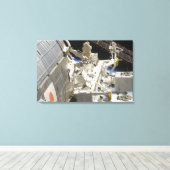 Nahe Darstellung der Komponenten Leinwanddruck (Insitu (Holzboden))