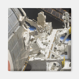 Nahe Darstellung der Komponenten Magnet