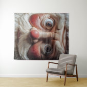 Nahe Darstellung des überraschenden Ausdrucks des Wandteppich (Beispiel (Horizontal))