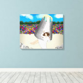 Nahe dem Tod erleben Kunst | Leben nach Tod Leinwanddruck (Insitu (Holzboden))